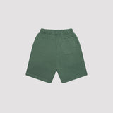 Shattered Logo French Terry Shorts Forest Green