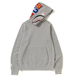 Bape Shark Pullover Grey Hoodie