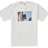 Supreme Banner Tee White