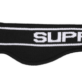 Supreme FW25 Contrast Logo Headband Black