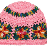 Supreme SS25 Crochet Beanie Pink