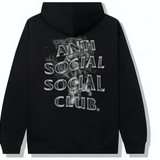Anti Social Social Club Burnout Hoodie Black