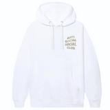 Anti Social Social Club Blurred Lines Mind Games Hoodie White