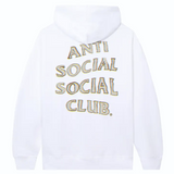 Anti Social Social Club Blurred Lines Mind Games Hoodie White