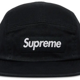 Supreme FW25 Washed Chino Twill Camp Cap Black