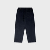 OUT O.STAR Open Bottom Flare Sweatpants Black Salt Wash