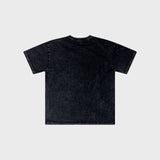 OUT Shooting Star T-Shirt Acid Wash Black