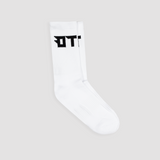 Outlined White Socks Black OT Wing (2 Pack)