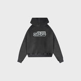OUT Vibes Drop Shoulder Hoodie Vintage Grey