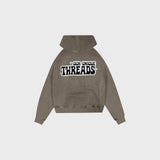 OUT Vibes Drop Shoulder Hoodie Vintage Taupe
