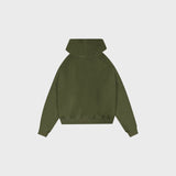 OUT O.STAR Drop Shoulder Hoodie Vintage Olive