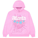 Sp5der Worldwide Atlanta Hoodie Pink