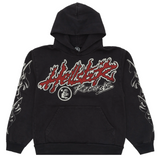 Hellstar Studios Records Tour Hoodie Washed Black