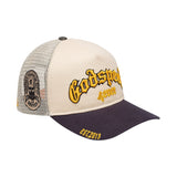 Godspeed Forever Trucker Hat Bone/Yellow/Navy