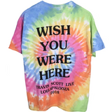 Travis Scott Astroworld Lollapalooza I Went To Astroworld Tie Dye Tee