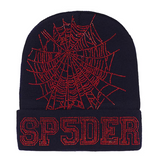 Sp5der Worldwide Web Beanie Navy/Red