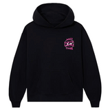 Anti Social Social Club Pink Half Tone Fragment Hoodie Black