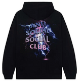 Anti Social Social Club Bolt From The Blue Hoodie Black