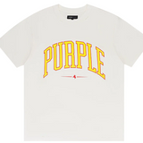 Purple Brand Heavy Jersey SS Tee Off White/Yellow