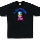 Bape Sunset Beach College Black Tee