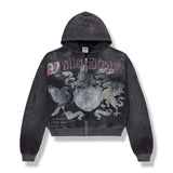 Vale Forever Crest Zip Up Hoodie Black