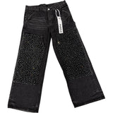 Purple Brand Carpenter Rhinestone Jeans Black