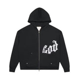 Godspeed OG Logo Sweatsuit V2 Black/Silver Satin