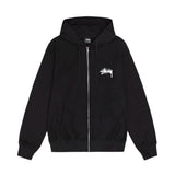 Stussy Shattered Zip Up Black