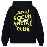 Anti Social Social Club Fragment Half Tone Hoodie Black/Yellow