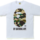 Bape 1st Camo Yellow By Bathing Ape White Tee