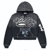 Vale Forever Religion Zip Up Hoodie Black