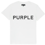 Purple Brand Jersey Short-Sleeve Tee White