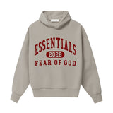 FOG Essentials Classic Fleece Hoodie Smoke Grey
