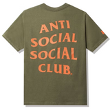 Anti Social Social Club Paranoid UNDFTD Olive Tee