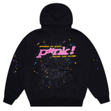 Sp5der Worldwide Punk Hoodie Black