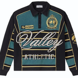 Vale Forever Laser Rugby Polo "Black/Teal"