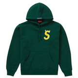 Supreme S Logo Hooded Sweatshirt Dark Green FW22