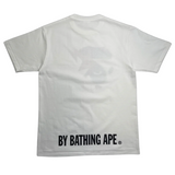 Bape Black Ape Face STA White Tee