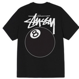 Stussy 8 Ball Pigment Dyed T-Shirt Black