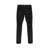 Purple Brand Black Oil Spill Skinny Jeans