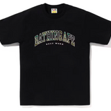 Bape 1st Camo Logo Tee Black/Green