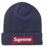 Supreme FW24 New Era Box Logo Beanie Navy