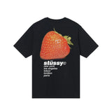 Stussy Strawberry Tee Black