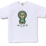 Bape Colors Baby Milo White Tee