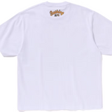 Bape Art Print Mona Lisa Relaxed Fit Tee White