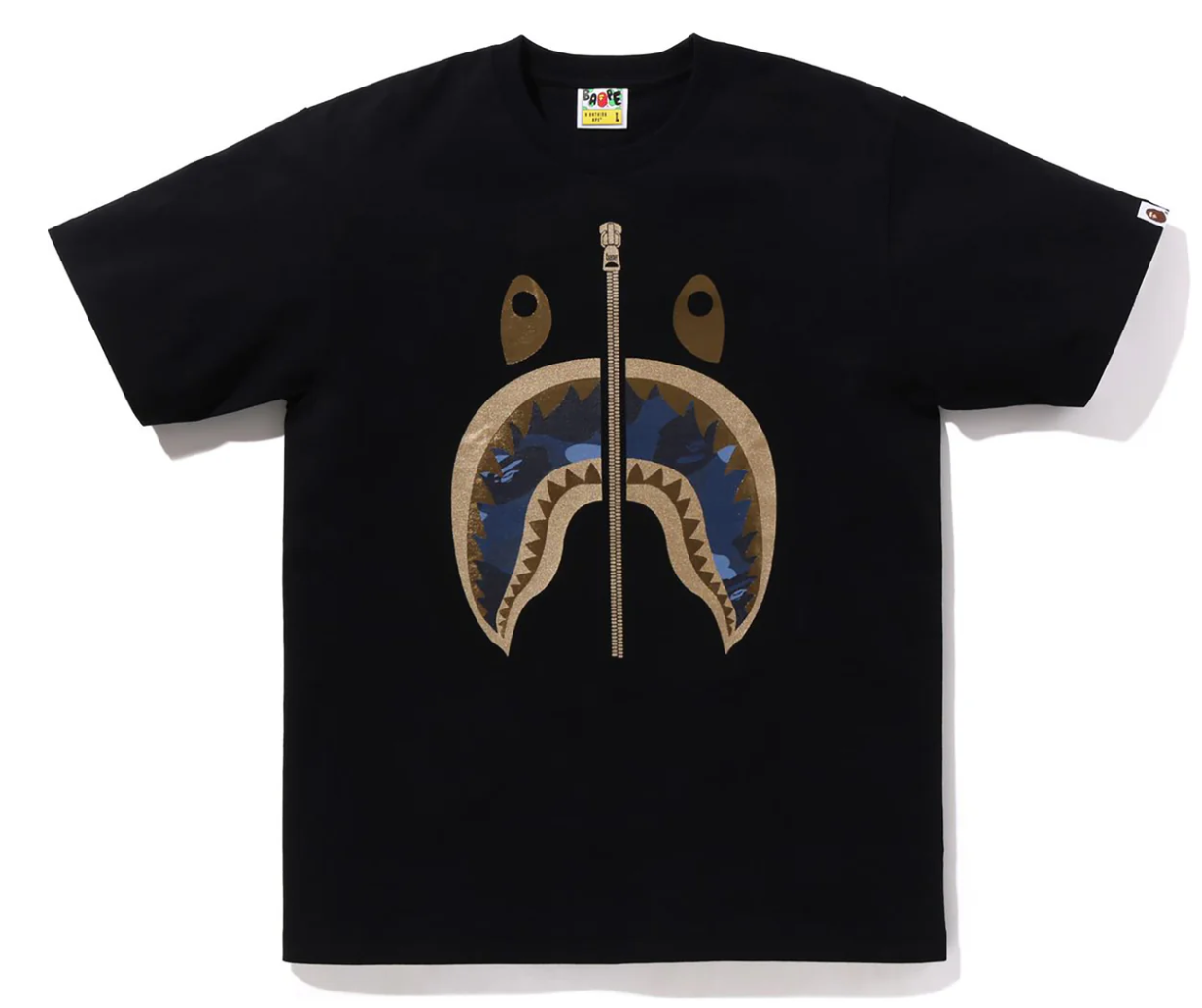 Bape gold shark on sale