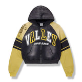 Vale Forever Lethal Zip Up Hoodie Black/Yellow