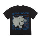 Travis Scott Cactus Jack For Fragment Danger Tee Washed Black