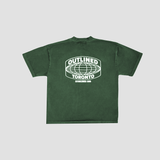 The Takeover French Terry T-Shirt Forest Green