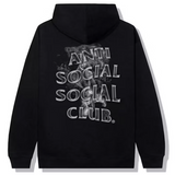 Anti Social Social Club Burnout Hoodie Black